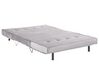 	Sofá cama 2 plazas de terciopelo gris claro/dorado VESTFOLD_808812
