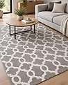 Alfombra ZILE Gris 160 x 230 cm Lana