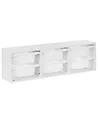 Wall Shelf with Storage Boxes TOBIN White