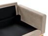 2 Seater Fabric Sofa Taupe SIGGARD_920803