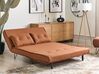 Conjunto de sala de estar de tela naranja VESTFOLD_930298