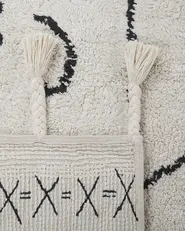 Rug KHOURIBGA Off-White 160 x 230 cm Cotton_831359