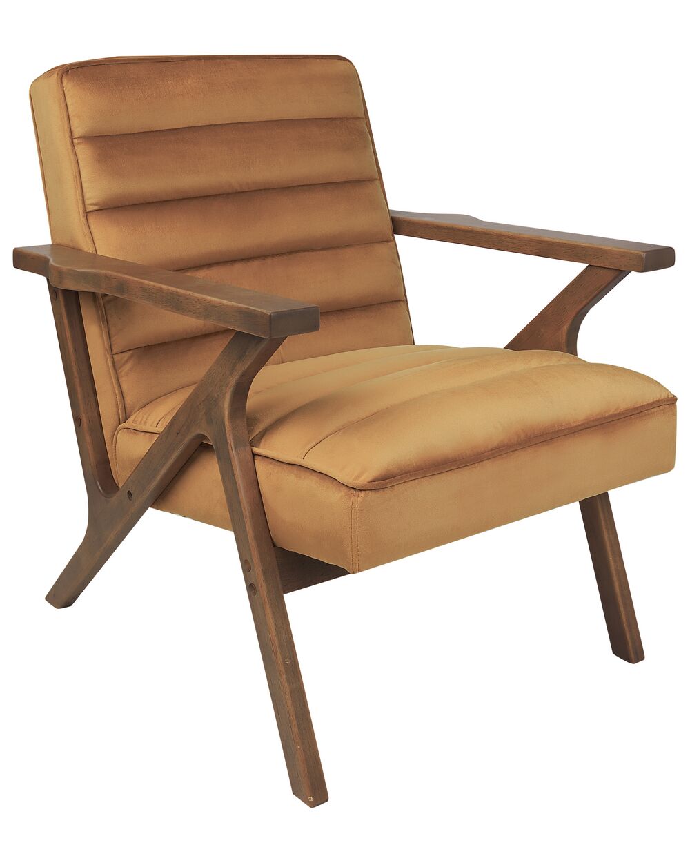 Velvet brown chair discount