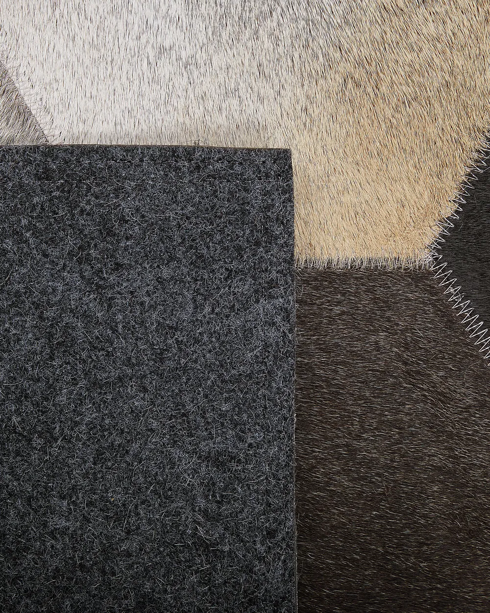 Rug SASON Beige 160 x 230 cm Leather_764769