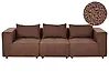 Modular Sofa 3 Seater AXEBO Boucle Brown