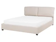 Bed Fabric BELFORT 160 x 200 cm (EU King Size) Light Beige_719967