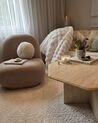 Boucle Armless Chair Beige LOVIISA_920229