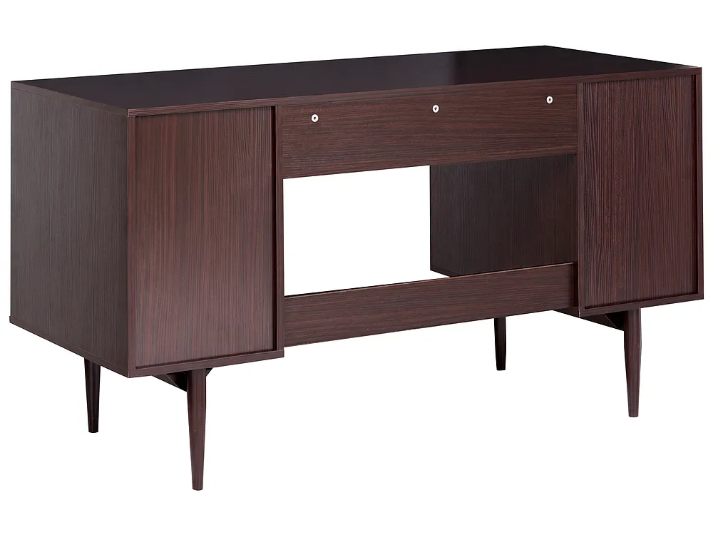 Íróasztal RAFFRA 140 cm 60 cm Sötétbarna_1191601