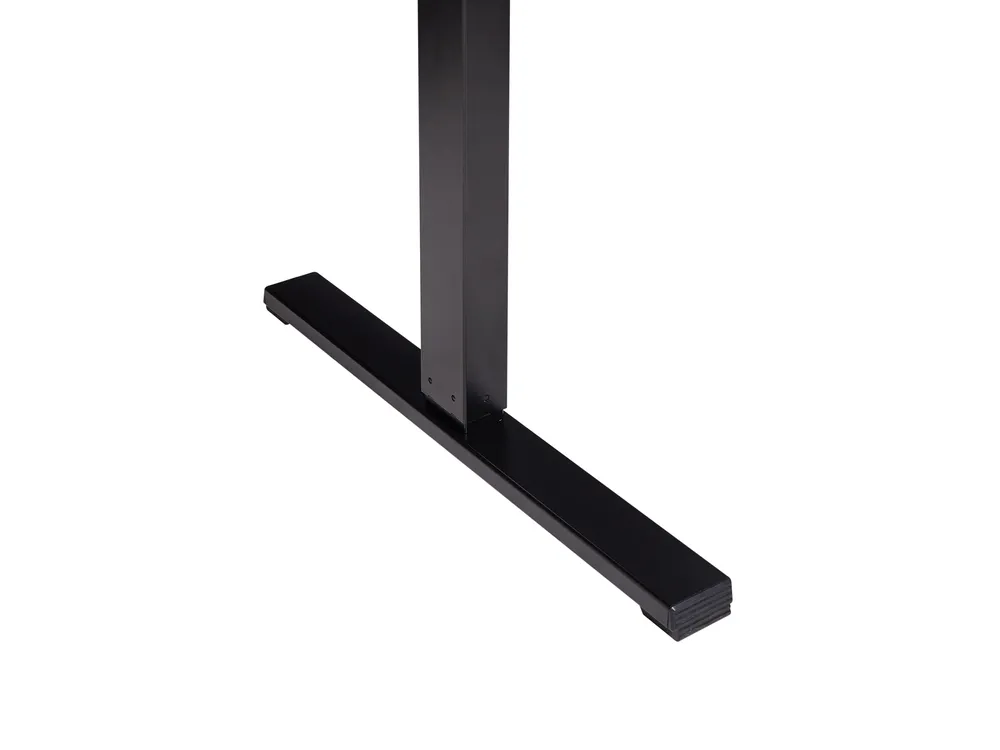 Biurko regulowane elektrycznie TAVARES 120 cm 60 cm Brązowy/ czarny_975764