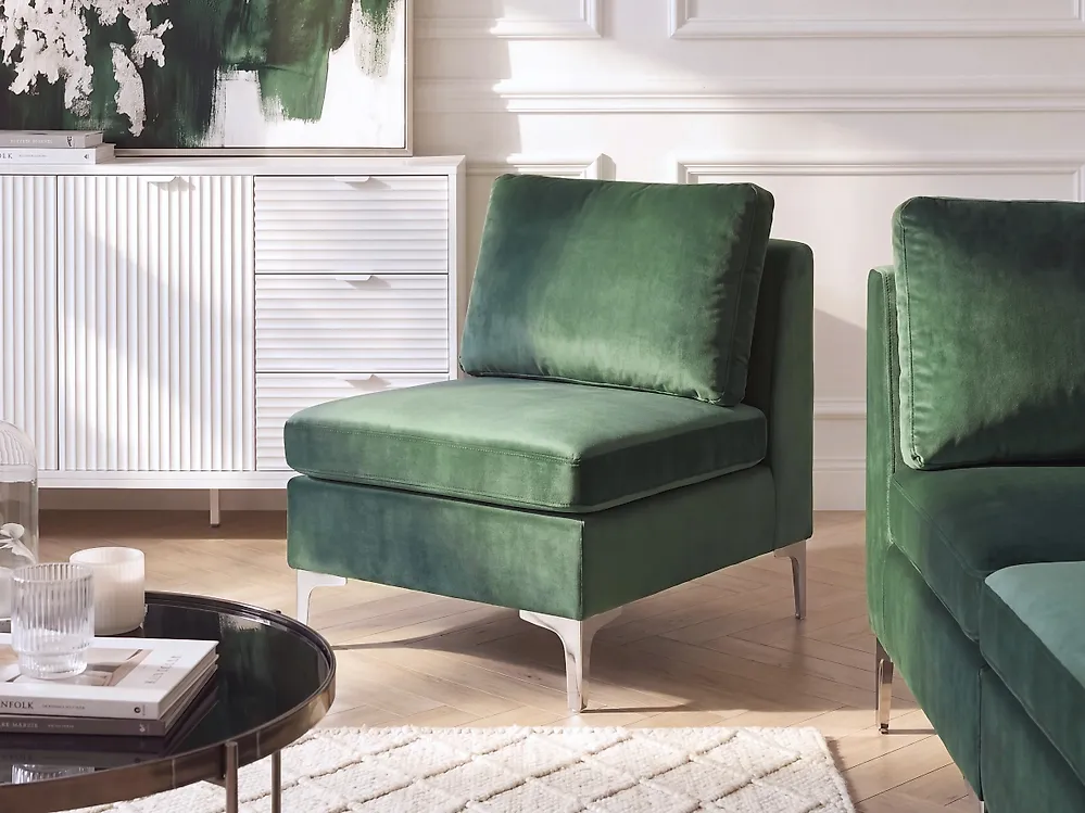 1-Seat Section EVJA Velvet Green