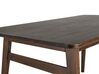 Mesa de jantar em madeira escura de seringueira 140 x 85 cm VENTERA_832103