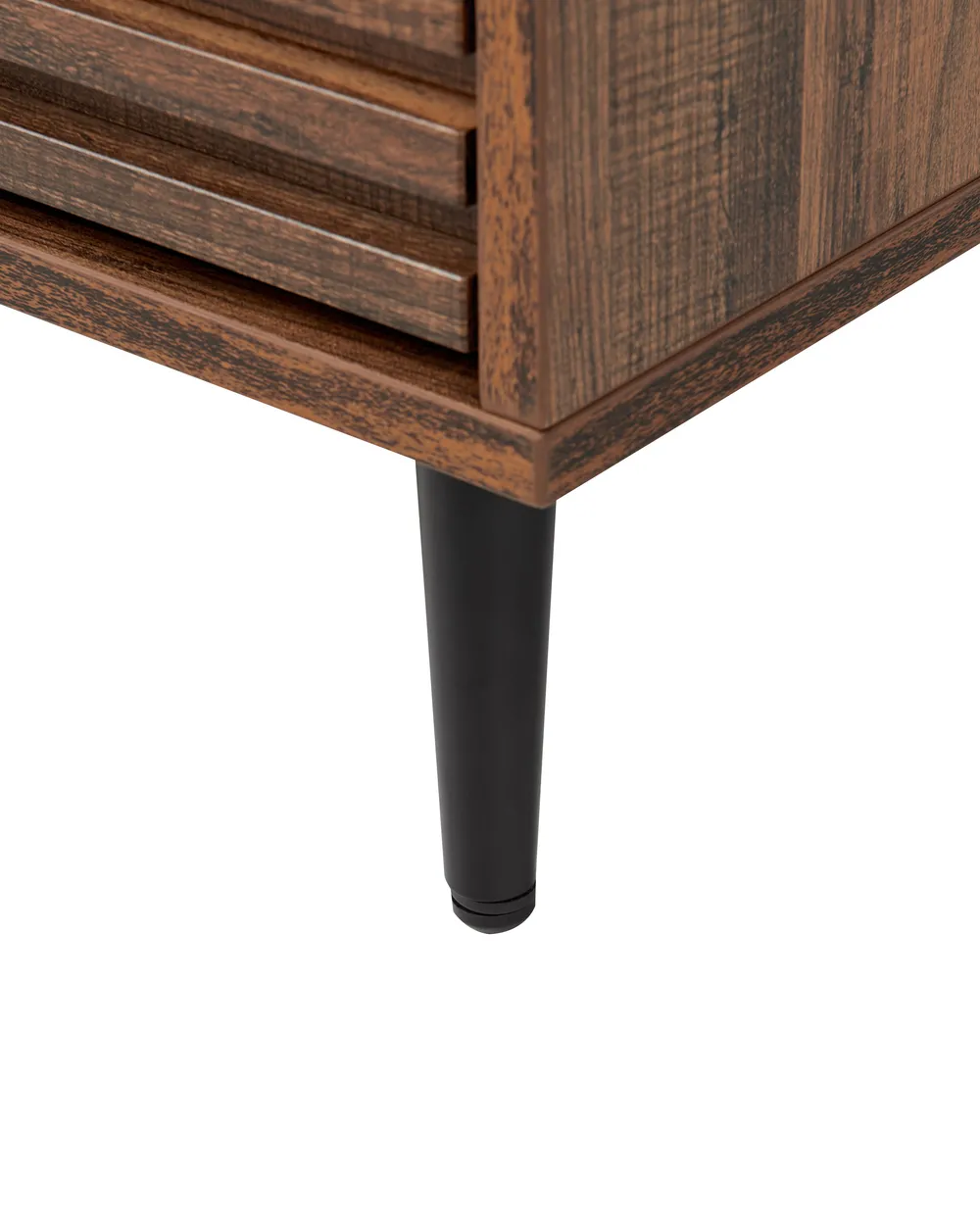 Comodino 2 cassetti KEITH Marrone scuro_946578