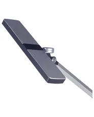Lampada da scrivania a LED LACERTA con Caricatore wireless Metallo Argento_855165