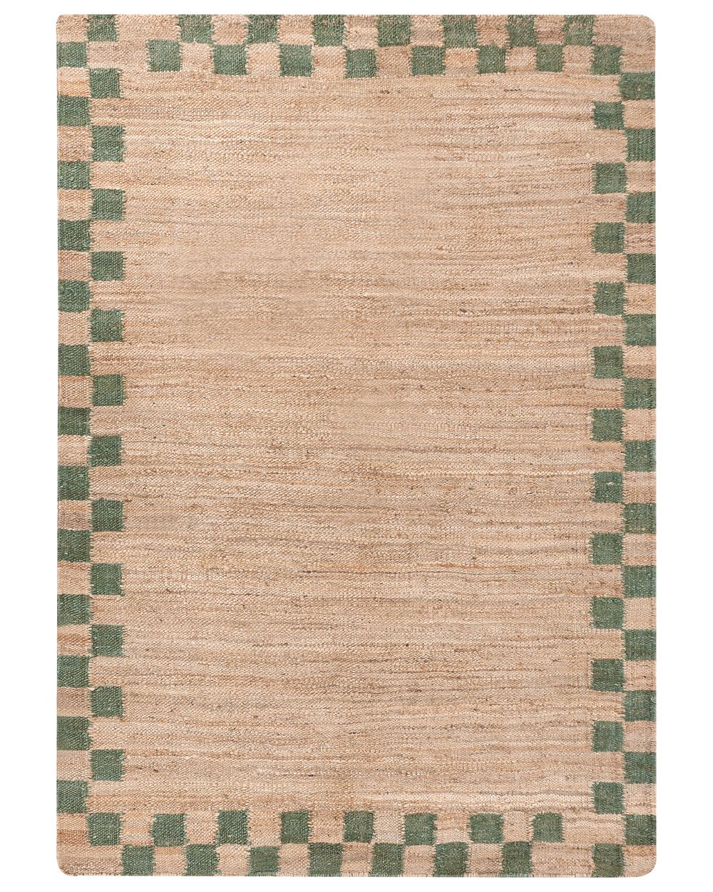 Tapis BEED Beige/vert 160 x 230 cm Jute