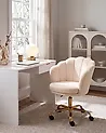 Desk Chair MONTICELLO Boucle Light Beige