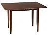 Extending Dining Table MASELA Dark Brown 90/120 cm 60 cm Wood