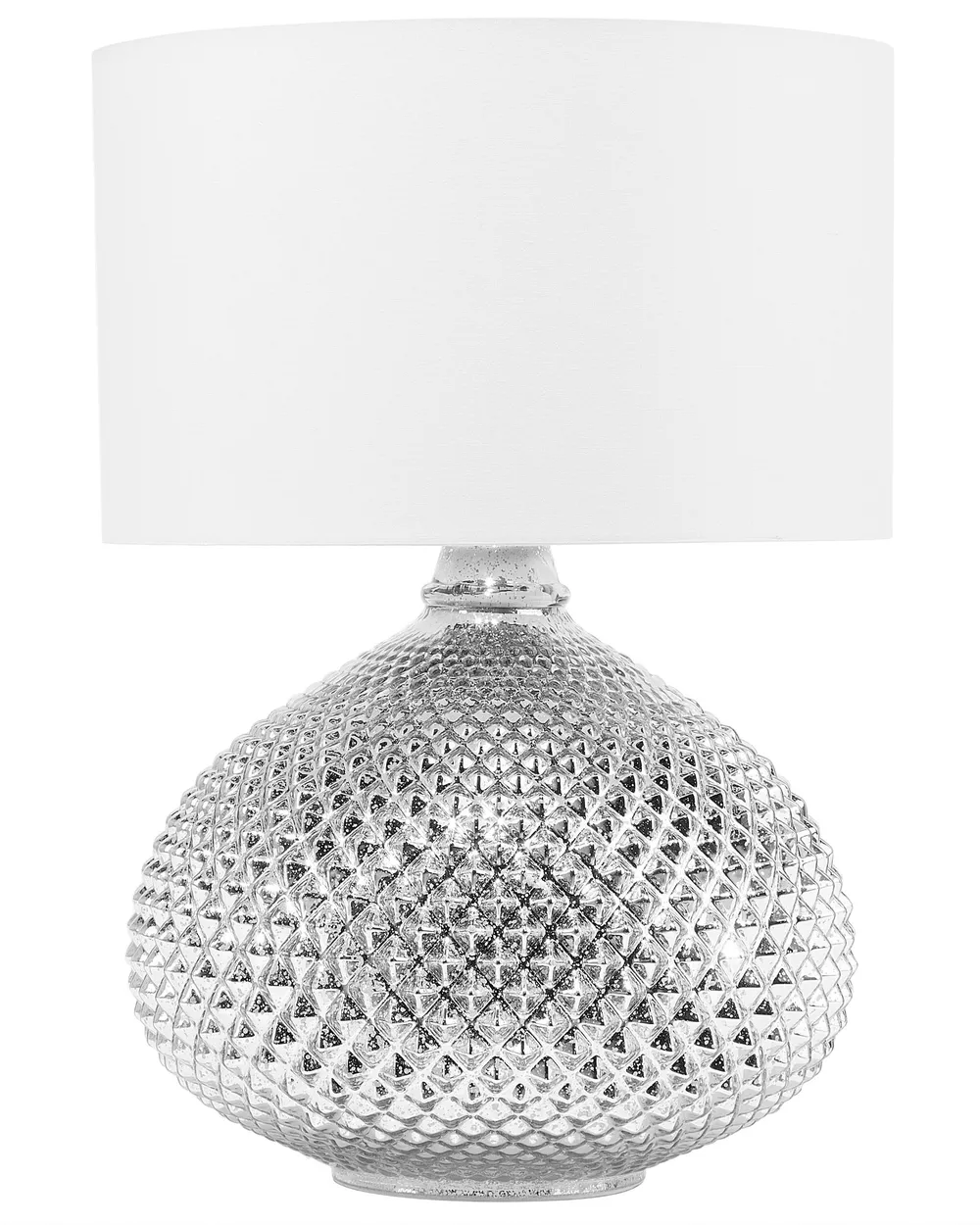Table Lamp MADON Glass Silver