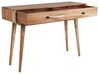 Konzolový stolek z akáciového dřeva se 2 zásuvkami světlé dřevo FULTON_892059