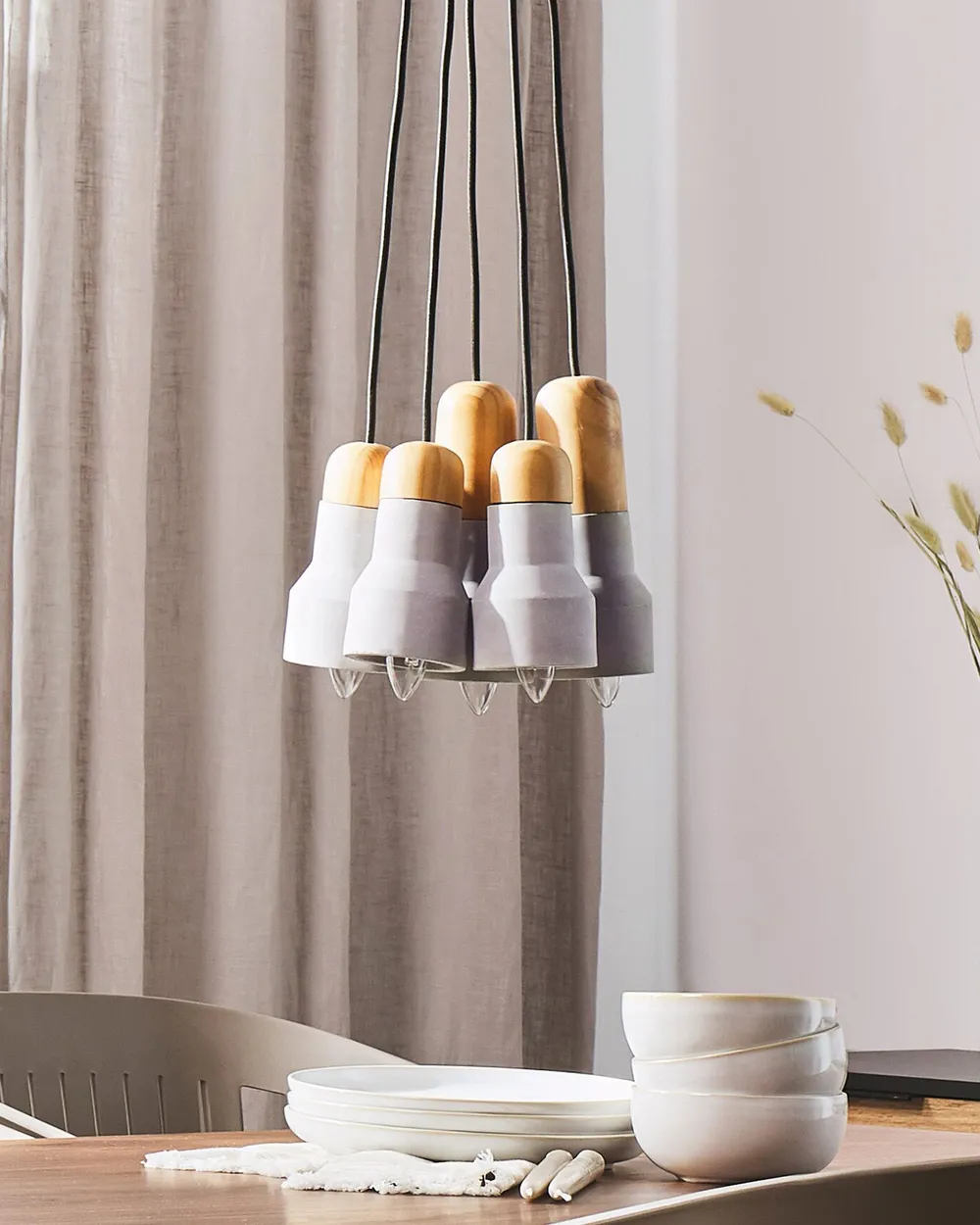 Pendant Lamp APURE Concrete Grey_815334