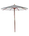 Market Parasol 260 cm FERENTILLO Black/ White