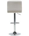 Set of 2 Adjustable Bar Stools Beige MARION_688941