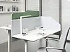 Desk Screen FOLDY 120 x 50 cm Light Grey