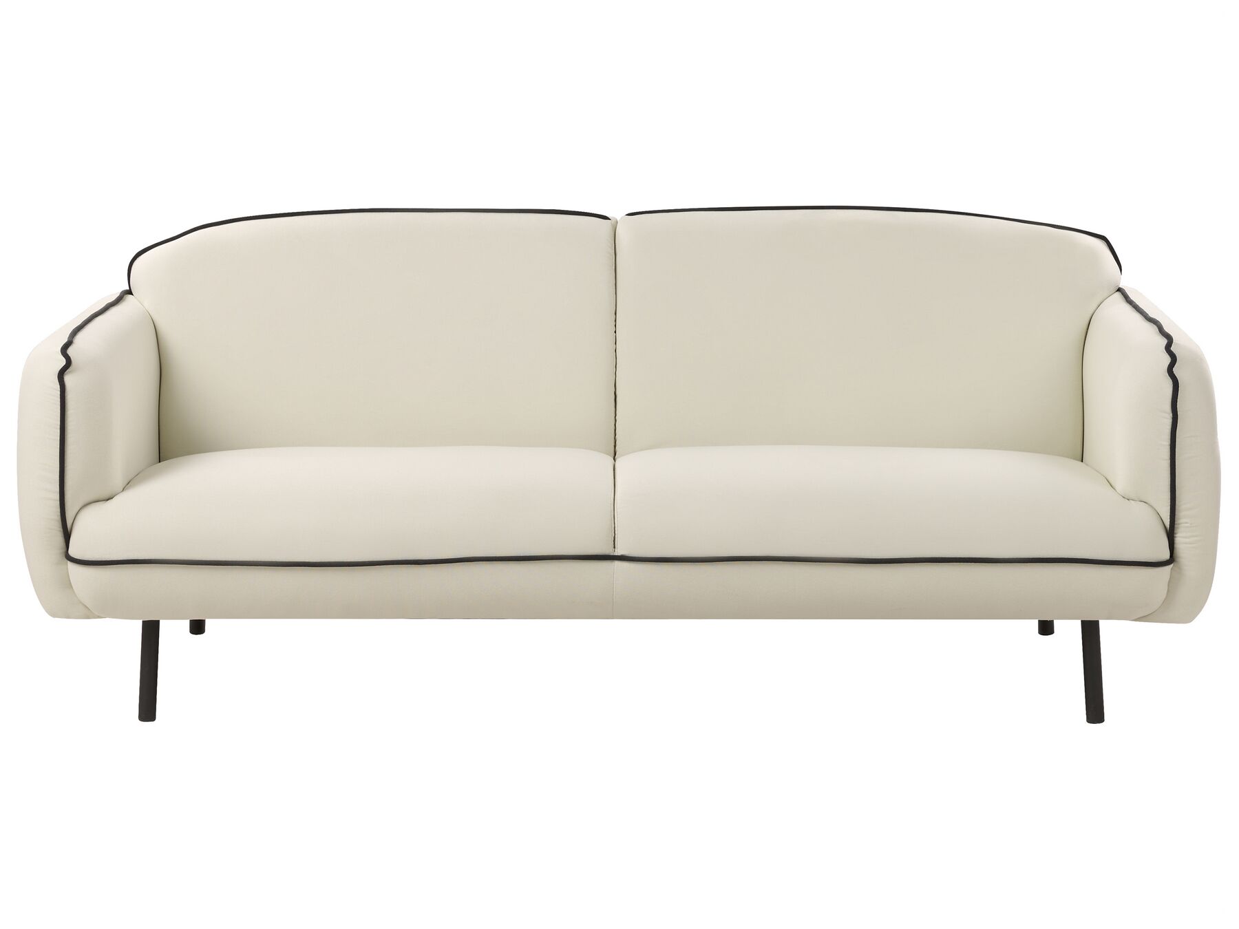 3 Seater Fabric Sofa Light Beige TONSBERG_927314