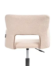 Sedia da scrivania SANILAC II Bouclé Beige_1024931