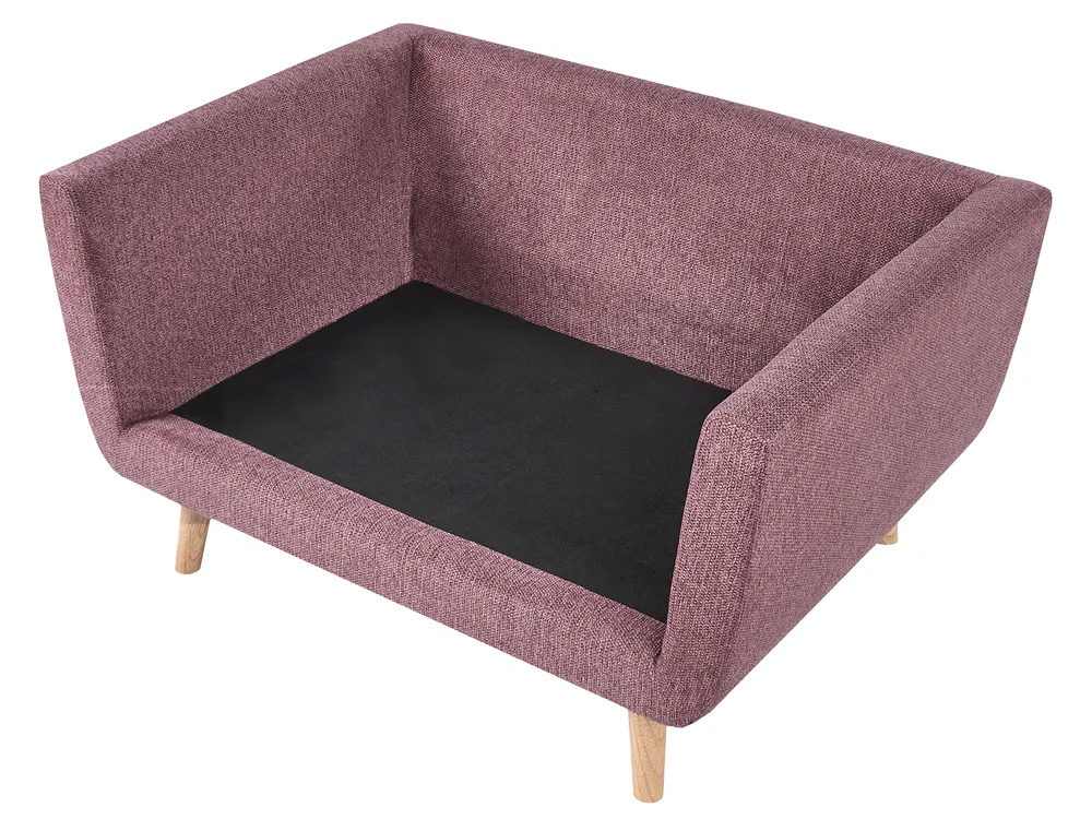 Living Room Set 4 Seater BOLGA Fabric Pink_1076184