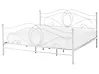 Bed Metal LYRA 180 x 200 cm (EU Super King) White