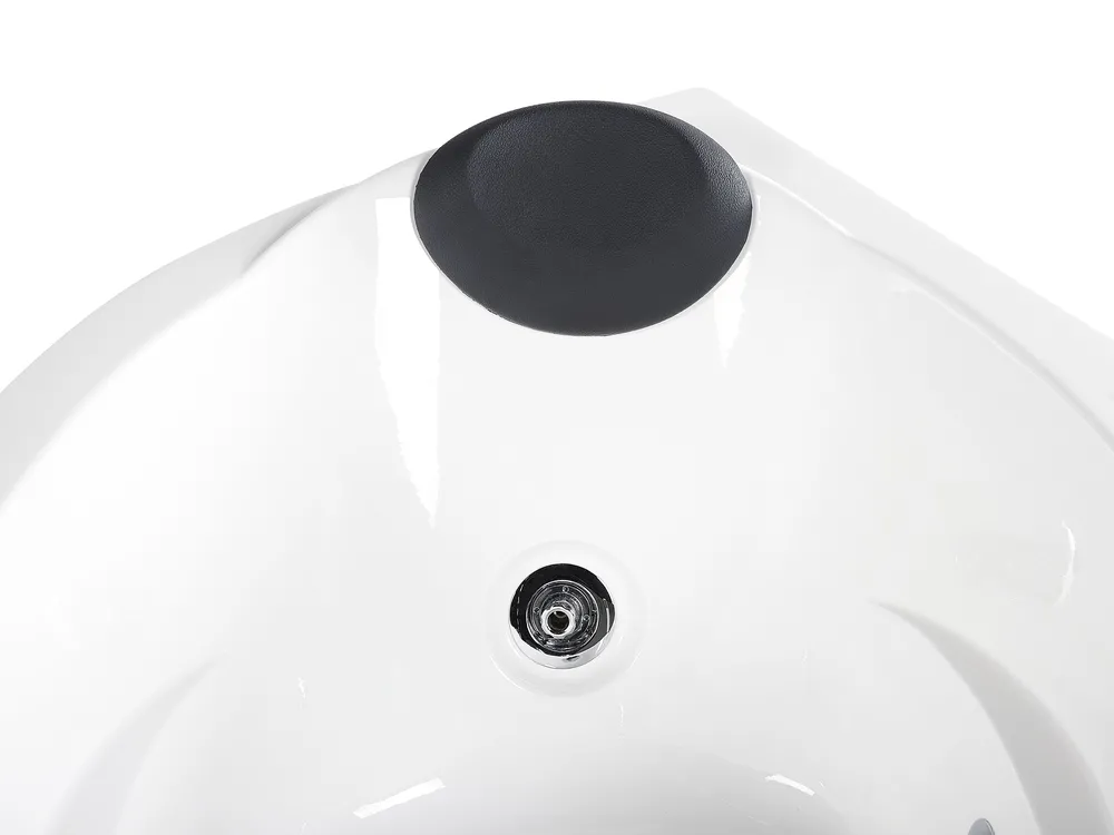 Corner Hot Tub with LED NEIVA 1500 x 1000 mm White Left Hand_796378