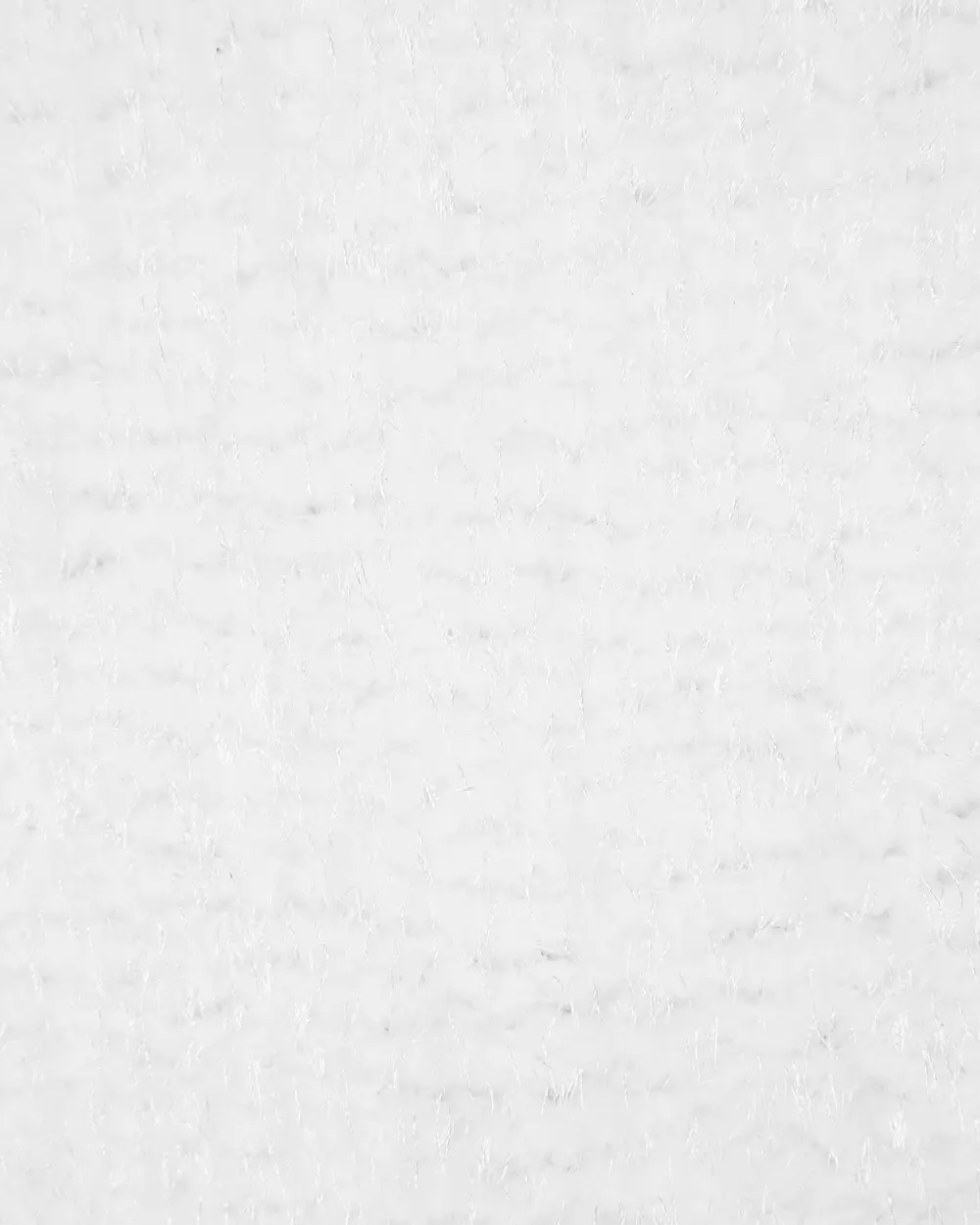 Shaggy Rug DEMRE White 140 x 200 cm_683503