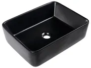Countertop Basin TRAVESIA 490 x 380 mm Ceramic Black_935062