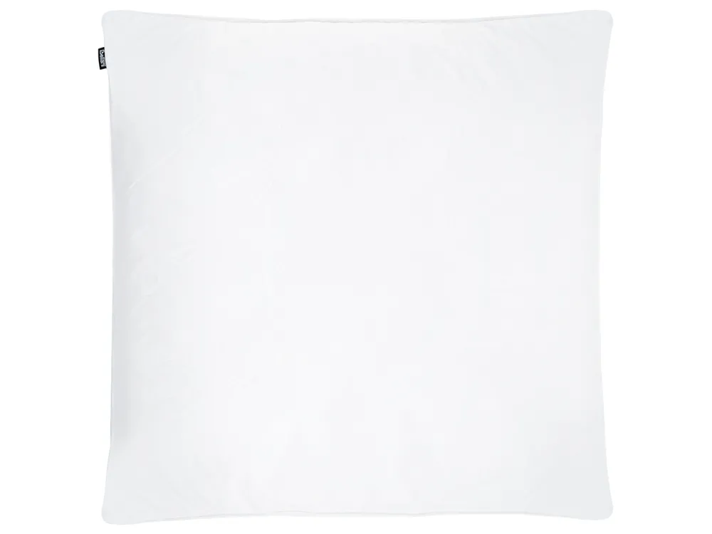 Zestaw 2 poduszek FELDBERG Wysoka 80 x 80 cm Kacze pióra i puch Biały_1020396