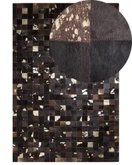 Rug BANDIRMA Brown 140 x 200 cm Leather_558511