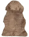 Sheepskin Rug ULURU Brown 65 x 110 cm