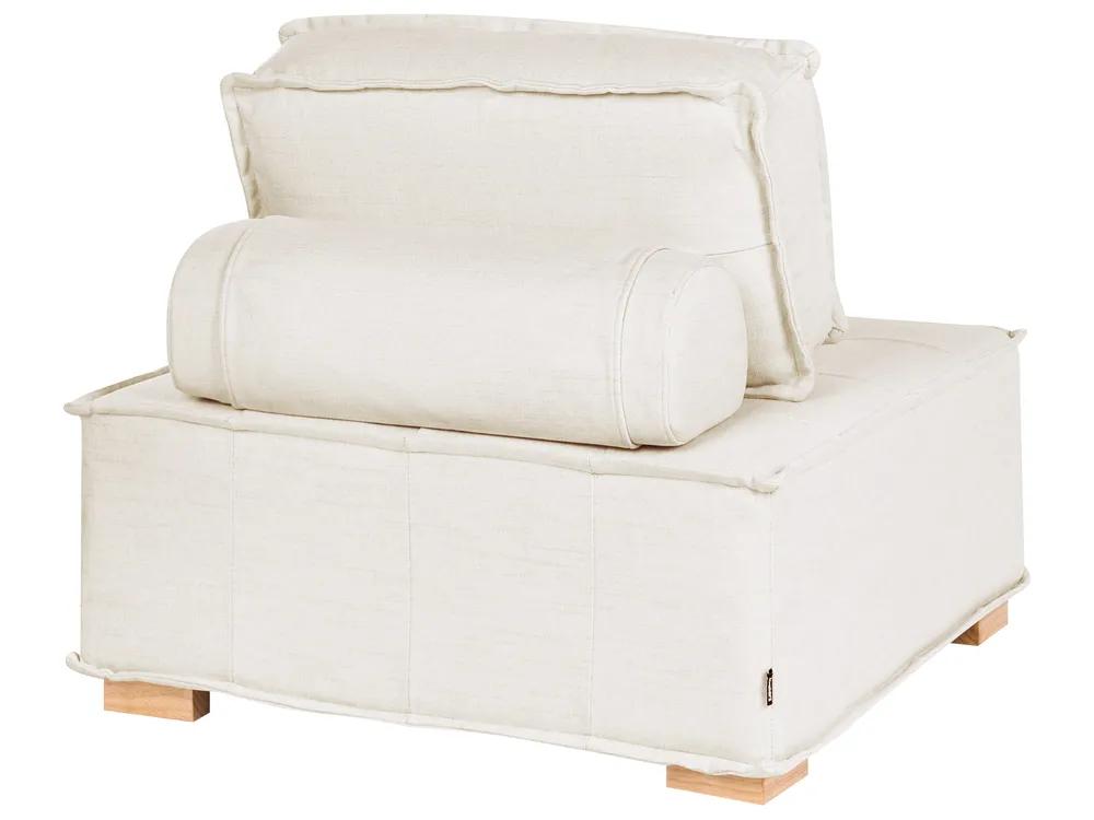 Modular Sofa 2 Seater TIBRO Fabric Off-White_1058100
