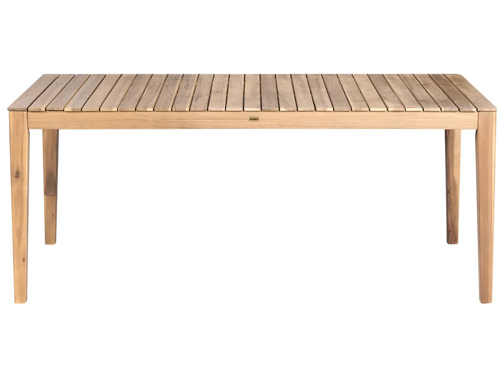 Garden Dining Set with Benches 6 Seater CHIOGGIA Certified Acacia Wood Light Brown_1038439