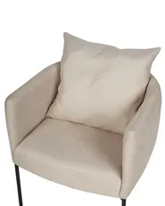 Armchair MALMOS Fabric Light Beige_931377
