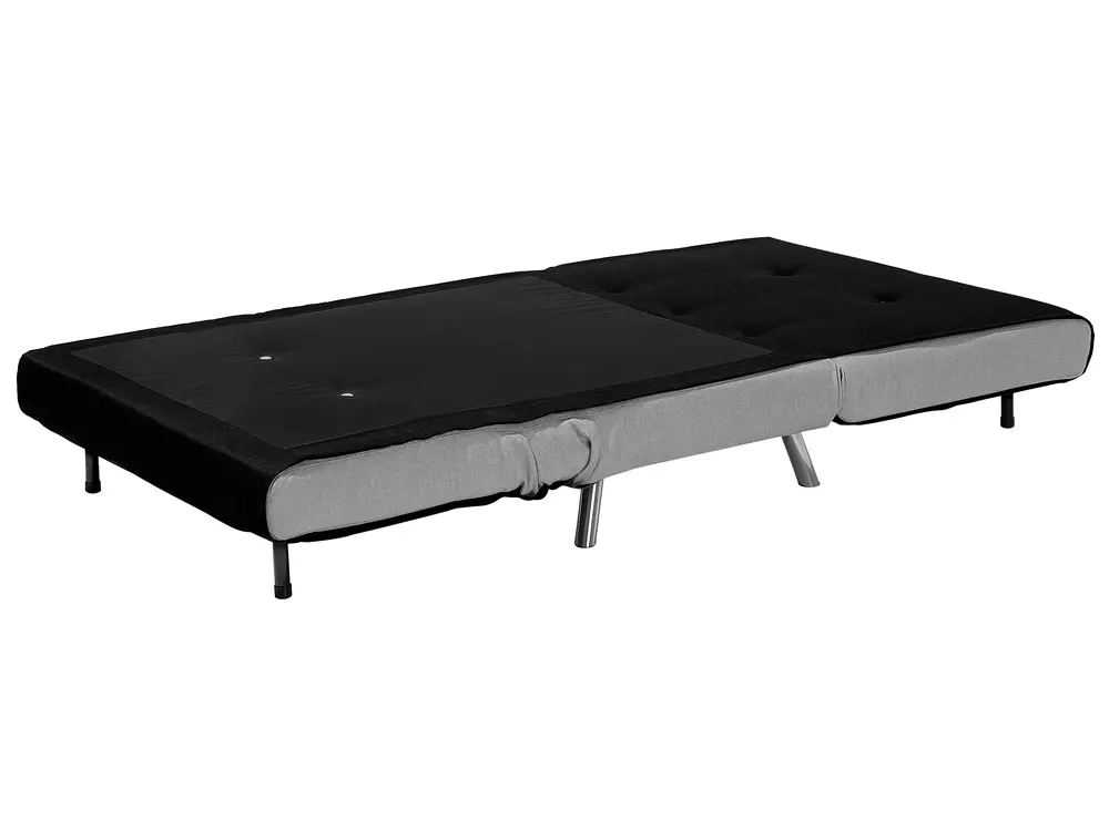 Divano letto singolo FARRIS Tessuto Nero_733218