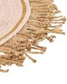 Tapis en jute beige ⌀ 140 cm GODEKLI_886802