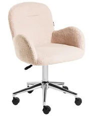 Desk Chair PRIDDY Boucle Light Beige_1101214