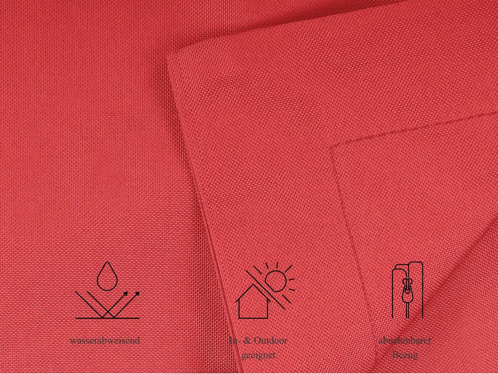 Sitzsack 300 L FUZZY 140 cm 180 cm Rot_1005108