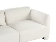 Sofa 3 Seater EKENES Fabric Off-White_1074794