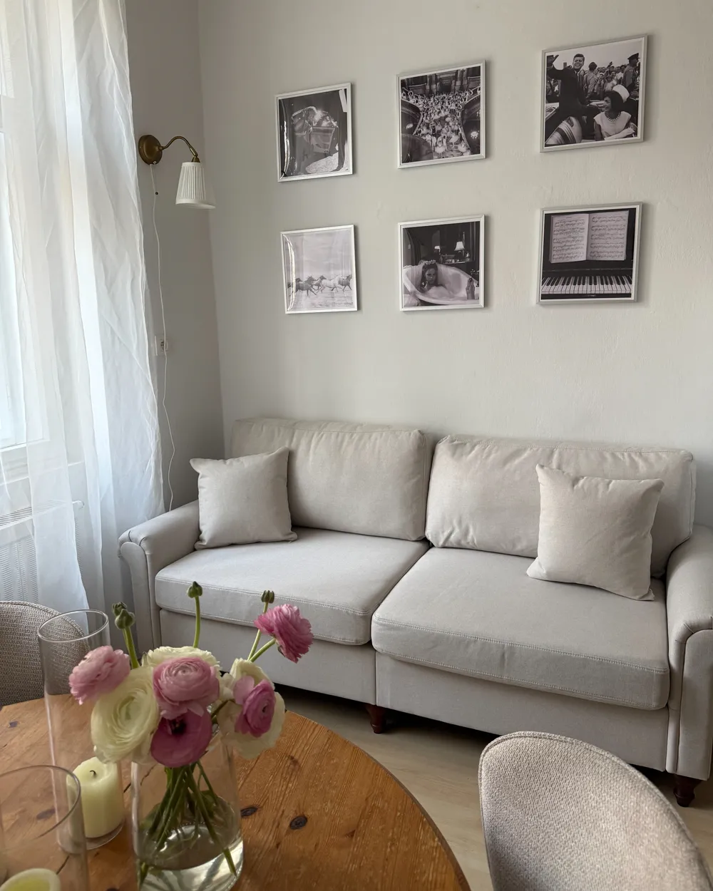 Divano 3 posti GINNERUP Tessuto Beige chiaro_1063463