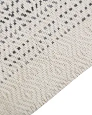 Rug OMERLI White 160 x 230 cm Wool_852632