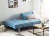 Sofá-cama de 3 lugares em tecido azul claro DUBLIN_757163