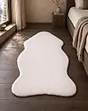 Faux Fur Rug UNDARA Off-White 60 x 90 cm