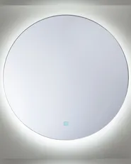 LED Bathroom Mirror CALLAC 60 cm 60 cm Silver_780749