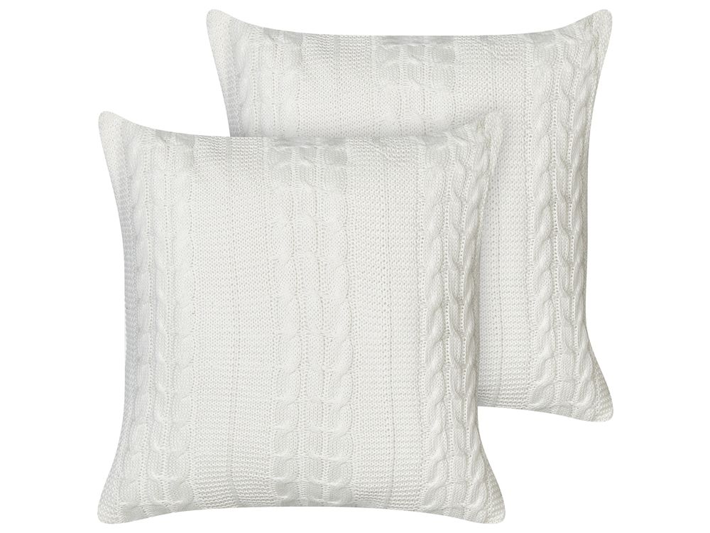 White cotton cushion store
